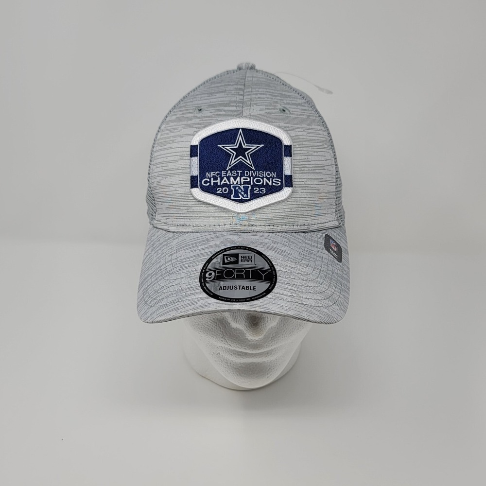 New Era 9Forty Dallas Cowboys Snapback Hat NFC East Champions 2023 Trucker Cap
